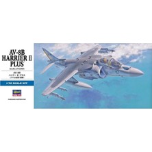 Hasegawa D24 454 1/72 Ölçek, Av-8b  Harrier Iı Plus, Savaş Uçağı Plastik Model Kiti