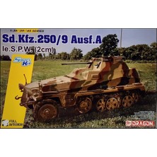 Dragon 6882 1/35 Ölçek, Sd.Kfz.250/9 Ausf.A le.S.P.W. (2cm) Yarı Paletli Askeri Araç Plastik Model Kiti