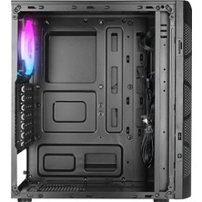 Everest Crest V1 Mesh Temperli Camlı 4X12CM Auto Rgb Fan Atx Mid-T Gaming Oyuncu Kasası