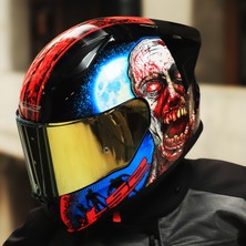 Ls2 Rapıd 2 Race Zombıe Siyah-Kırmızı Kask