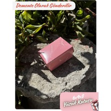 Fatih Kutu 6X4X3 - Pembe Renk Mermer Desenli Süngerli Takı Kutusu [ Demonte 50 Adet]