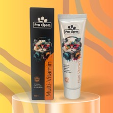 Pro Chem  Multi-Vitamin Paste Tüm Kediler Için Multi Vitamin Bağısıklık ve Tüy Sağlığı Destekleyici Malt Macun 130GR