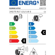 Kumho 245/75 R17 121/118S Road Venture At52 Oto 4 Mevsim Lastiği (Üretim Yılı: 2023)