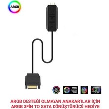 GAMETECH HYDRA 240mm Beyaz Isı Göstergeli Argb Sıvı Soğutma Sistemi