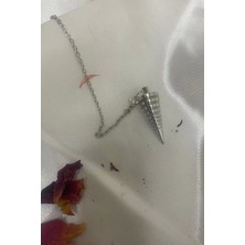 Rahan Gümüş Çelik Pandül Sarkaç Metal Burgu