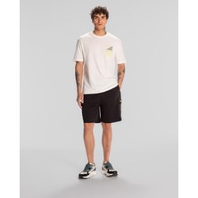 Kappa Authentic Spacetime T-Shirt Erkek Beyaz Regular Fit Tişört