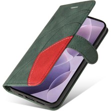 Gx Shop Xiaomi Poco F6 Pro Dikiş Renk Flip Folio Kitap Kickstand Için Flip Case (Yurt Dışından)