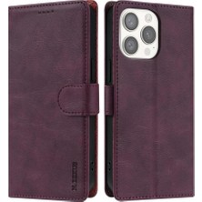 Gx Shop IPhone 14 Için Flip Case Pro Manyetik Kapatma Anti Kayma Yan Cep Kartı (Yurt Dışından)