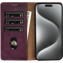 Gx Shop IPhone 14 Için Flip Case Pro Manyetik Kapatma Anti Kayma Yan Cep Kartı (Yurt Dışından)