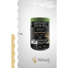 Nilbağ Zeytinyağları Gemlik Tipi Siyah Zeytin 1 kg