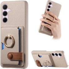 Manyi Mall Samsung Galaxy Case 5g Halka Standı Premium Dokulu Deri Kart (Yurt Dışından)