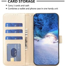 Manyi Mall Huawei Mate 60 Pro Için Flip Case Artı Çok Renkli Yonca Çiçek Cüzdan Pu (Yurt Dışından)