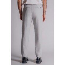 Braccas Erkek Yandan Cepli Klasik Bel Regular Fit Chino Pantolon Gri