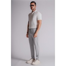 Braccas Erkek Yandan Cepli Beli Lastikli Relaxed Fit Jogger Pantolon Lacivert