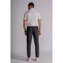 Braccas Erkek Yandan Cepli Beli Lastikli Relaxed Fit Jogger Pantolon Siyah