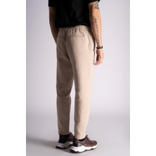 Home Store Pamuk Comfort Fit Jogger Bel Pantolon  Bej