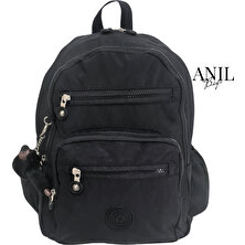 Anıl Bags Krinkıl Kumaş Suya Dayanıklı Klinkır Sırt Çantası/laptop Seyahat Okul Çanta