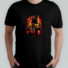 Pixxa Five Night At Freddy's %100 Pamuklu Bisiklet Yaka T-Shirt Model - 1