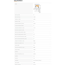 Timken 32315-90NA1 - 75X58X160 - Tımken