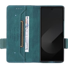 YH Market Toka ile Samsung Galaxy Z Flip 6 Kart Tutucu Kapak Için Flip Case (Yurt Dışından)