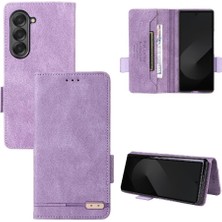 YH Market Toka ile Samsung Galaxy Z Flip 6 Kart Tutucu Kapak Için Flip Case (Yurt Dışından)