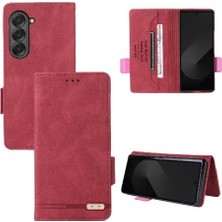 YH Market Toka ile Samsung Galaxy Z Flip 6 Kart Tutucu Kapak Için Flip Case (Yurt Dışından)