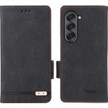 YH Market Toka ile Samsung Galaxy Z Flip 6 Kart Tutucu Kapak Için Flip Case (Yurt Dışından)