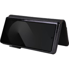 YH Market Toka ile Samsung Galaxy Z Flip 6 Kart Tutucu Kapak Için Flip Case (Yurt Dışından)