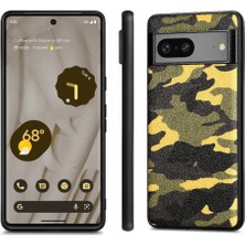 YH Market Google Pixel 7A Kablosuz Şarj Özgürlüğü Için Kılıf Anti Damla Camo Tasarım (Yurt Dışından)