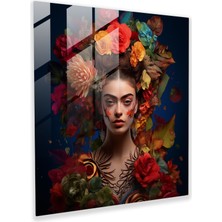 Painted Anarchy Frida Kahlo Cam Baskı