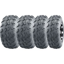 Wanda Set 21X7-10 Ve 22X10-10 P3018 4Pr Atv Utv Lastik Takımı Ön Arka