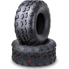 Wanda Set 21X7-10 Ve 22X10-10 P3018 4Pr Atv Utv Lastik Takımı Ön Arka