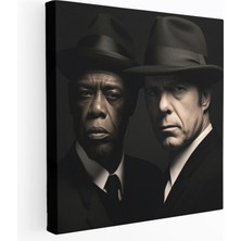 Painted Anarchy Pulp Fiction Duvar Dekorasyonu - Pulp Fiction, Kara Film Fotoğrafçılığı, Kanvas, Ucuz Roman, 30X30