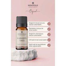 Monoville Karanfil Yağı 10 Ml, Palmarosa Yağı 10 ml 2'li Set %100 Saf ve Doğal ( Clove And Palmarosa Oil )2X10