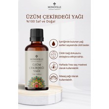 Monoville Kuşburnu Yağı 30 Ml, Jojoba Yağı 30 Ml, Üzüm Çekirdeği Yağı 30 ml 3'lü Set %100 Saf Ve Doğal 3x30 ml