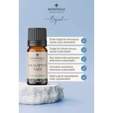 Monoville Okaliptus Uçucu Yağı 10 ml %100 Saf Ve Doğal ( Eucalyptus Essential Oil )