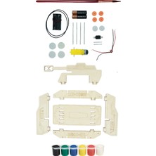 Wood-Kit Stem Dıy Mucit Seti - Tank Stem Oyuncağı