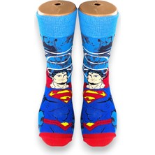 Çimpa Yetişkin Superman Disney Çorap 2'li Paket
