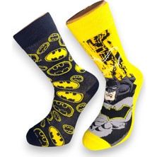 Çimpa Yetişkin Batman Disney Çorap 2'li Paket