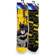 Çimpa Yetişkin Batman Disney Çorap 2'li Paket