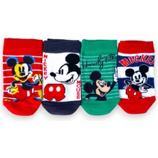 Çimpa 4'lü Disney Lisanslı Mickey Mouse Patik Çorap