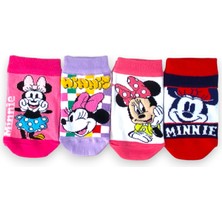 Çimpa 4'lü Disney Lisanslı Minnie Mouse Patik Çorap