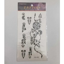 Gigi Giyim Farklı Desenli Çiçek Figürlü Geçici Dövme