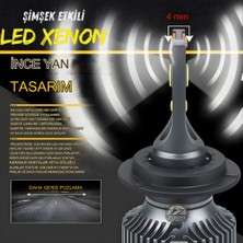 Furens Fiat Tofaş Sis Farı Uyumlu Şimşek Etkili Led Xenon Premium Series H3