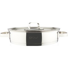 Arow Venita 8 Parça Çelik Tencere Seti - Inox