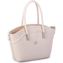 Nas Bag Kadın Mini Sepet Çanta El ve Çapraz Çanta Kum Golf ( 20X18CM)