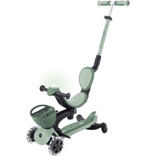 Globber Go Up Baby 360 Işıklı Scooter - Zeytin Yeşili