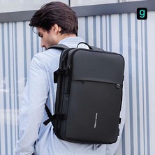 Mark Ryden Pathrato Laptop Sırt Çantası Kilitli USB Şarj Kitli Genişletilebilir Çanta MR8057Y_00