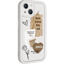 Vipfoni Apple iPhone 15 Kılıf Kamera Korumalı Baskılı Arka Yüzey Klas Kapak