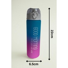 Espas Home 500ML Good Morning Baskılı Mat Motivasyon Su Matarası
